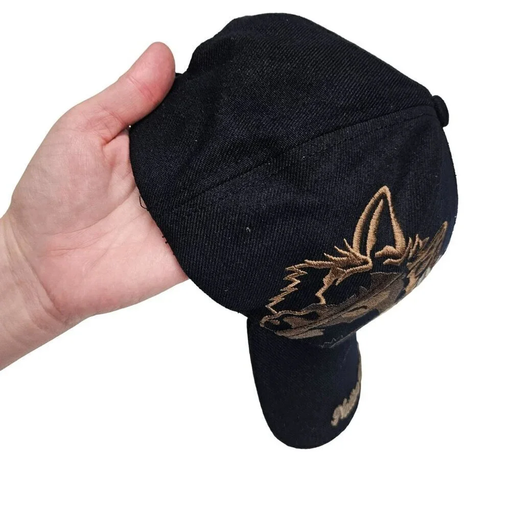 Native Pride Wolf Embroidered Cap Adjustable Fit WEST Best‎ Headwear Adjustable